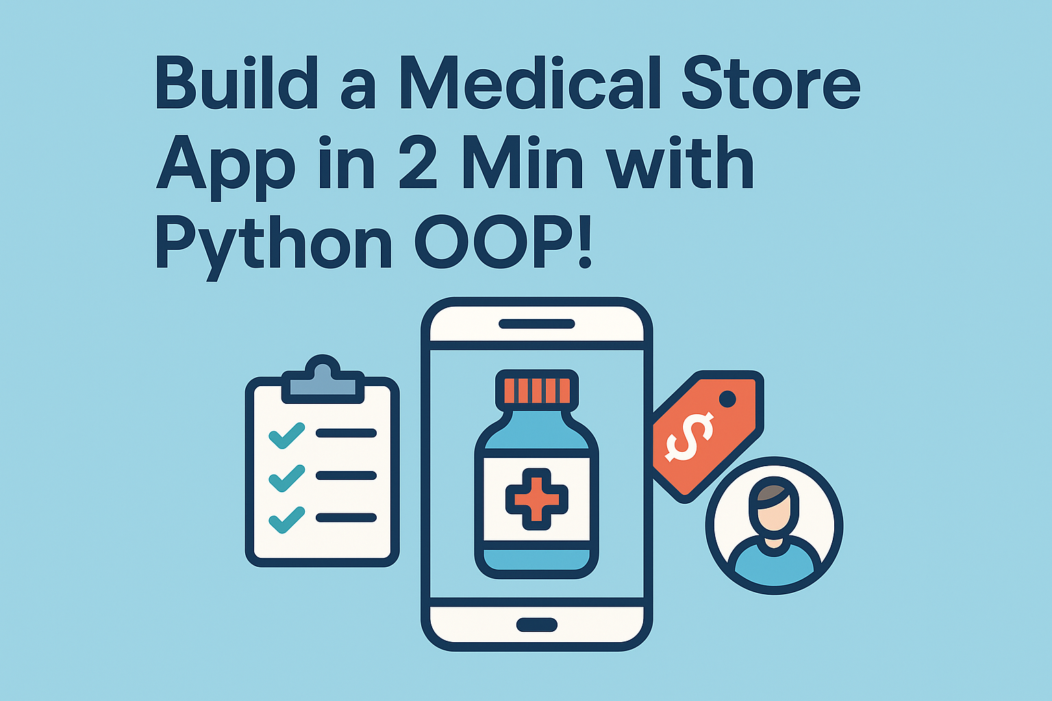 Build a Medical Store App in Python OOP — Step-by-Step (with Full Code)