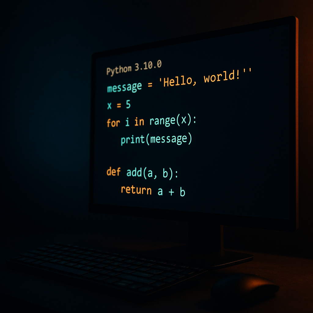 Kickstart Your Python Journey: Fun with Variables, Loops & Functions!
