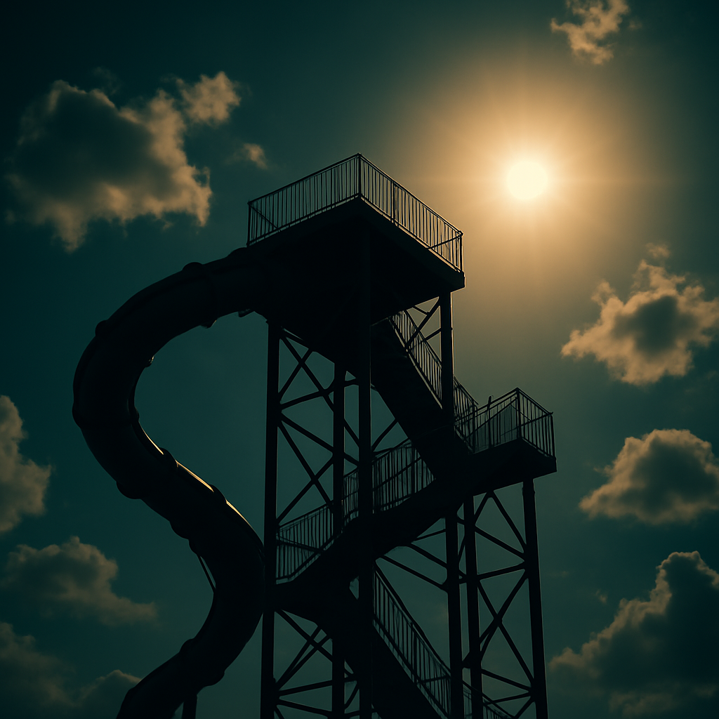 Experience the Extreme: Water Slide with Unexpected Twists and Thrills Awaits You!